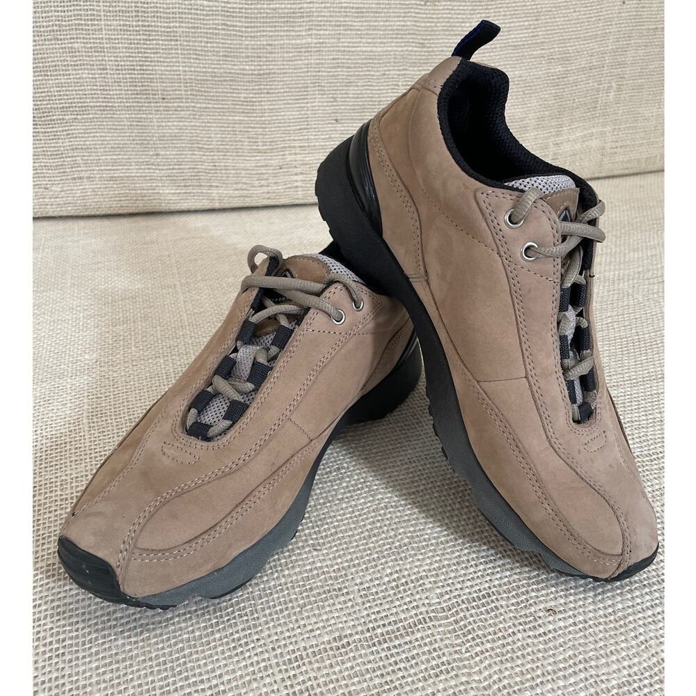 ECCO Receptors Suede Leather‎ Hiking, Walking Trail Shoes, Ladies 6-6.5